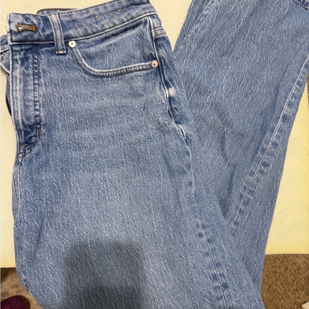 Madewell Women's Straight Leg Jeans - Light Blue